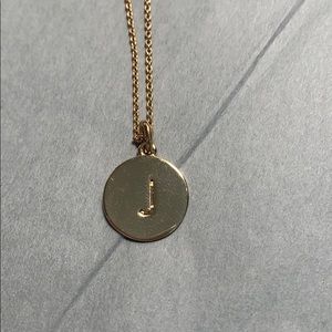 Kate Spade Gold J necklace